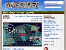 Tablet Screenshot of omgcraft.com